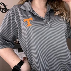 Tennessee vols striped polo shirt